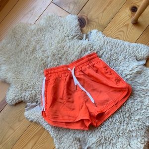 SHEIN | Orange Tracker Shorts